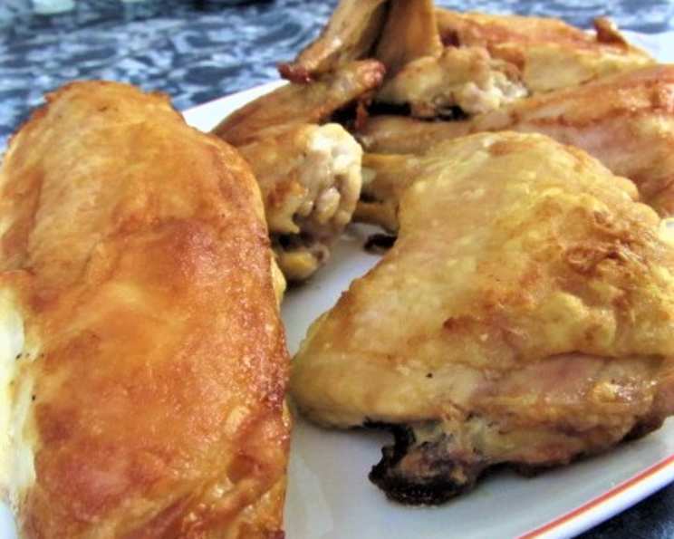 Oven Fried Garlic Rosemary Chicken Recipe
